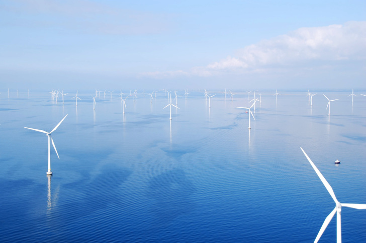 Einer von derzeit 19: Der RWE-Offshore-Windpark Rødsand 2 vor der dänischen Küste.