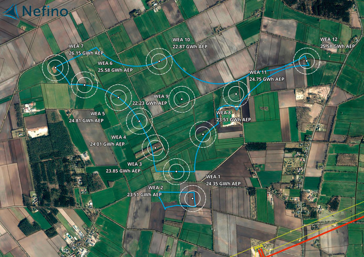 ..., deren raumplanerisches Potenzial im Geodatenprogramm vielversprechend erscheint. Auch das Netz (rot-gelb) genügt.