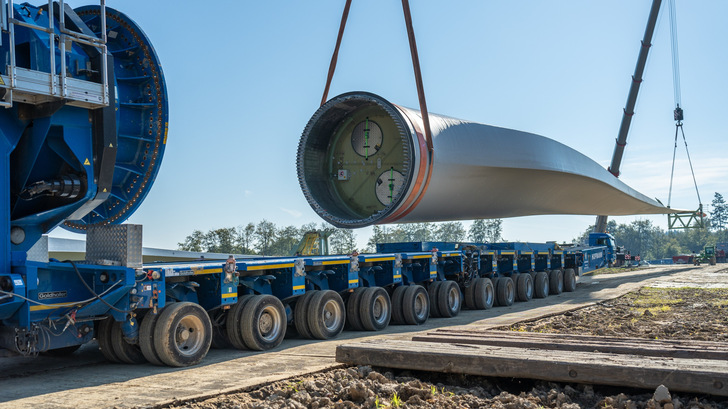Rotorblatttransport