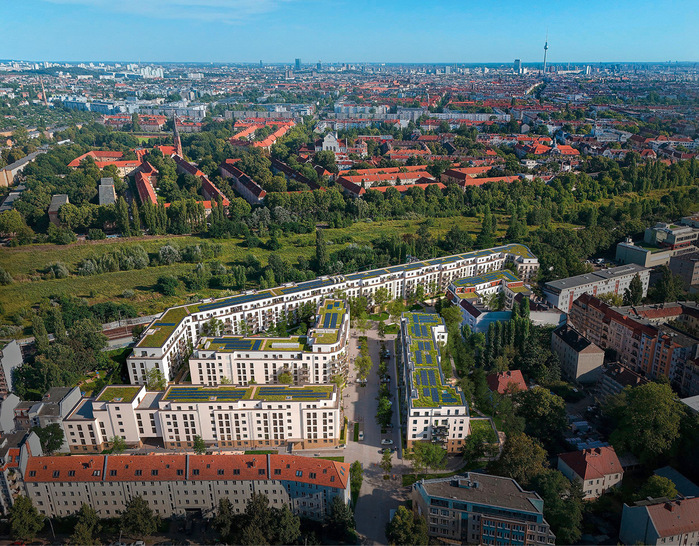 So soll das Quartiersprojekt in Berlin-Pankow 2030 aussehen.