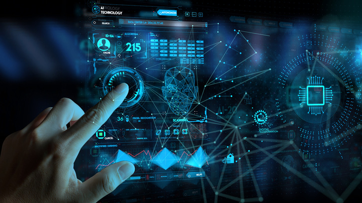 Schöne Handreichung durch KI – nur wenn der große Stromhunger der Rechner für diese digitale Revolution grün ist. - © greenbutterfly - stock.adobe.com