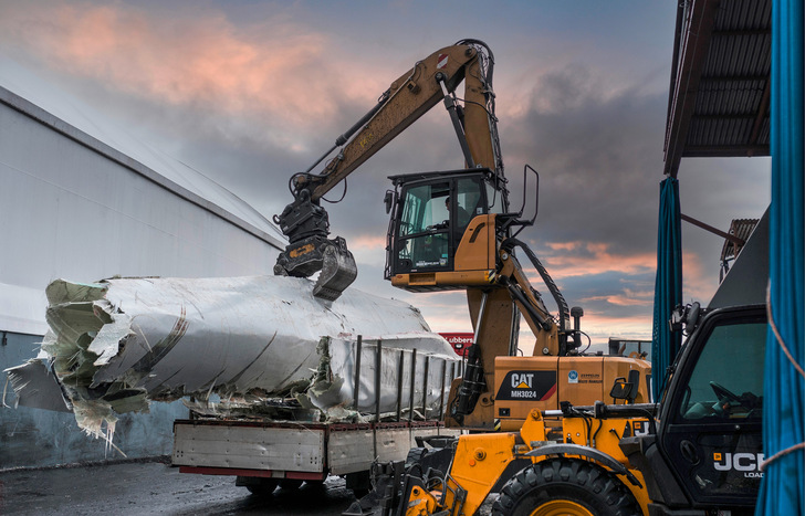 Rotorblatt-Verwertung bei Eurecum