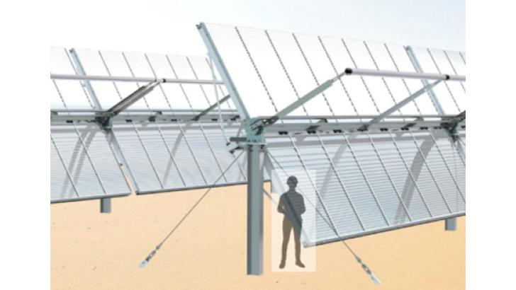 Das grundlegende Prinzip der konzentrierenden Solarthermie bleibt gleich. Allerdings haben die Forscher:innen das Material geändert. - © UniSA