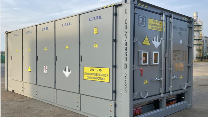 Solche Speichercontainer wird Eco Stor in Finnland aufbauen. - © CATL