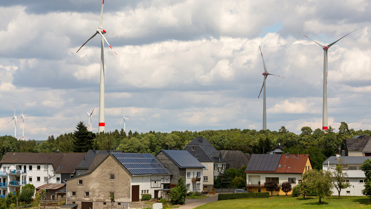 Windkraftdorf (Symbolbild)
