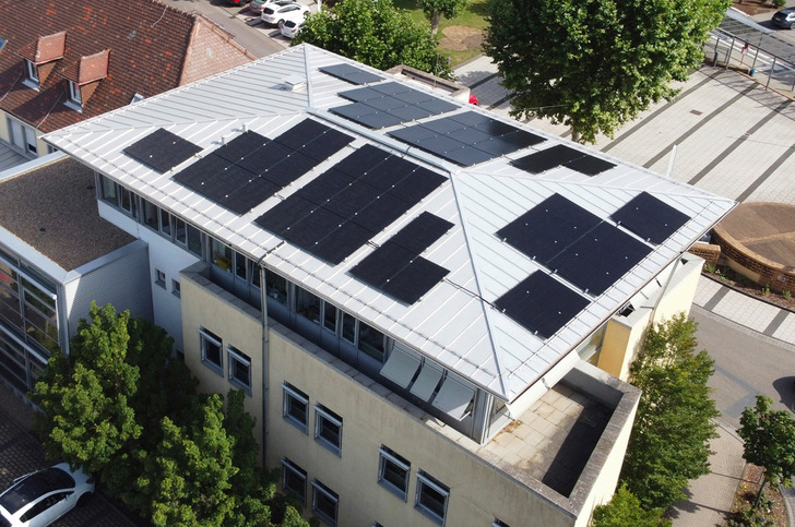 Das Arbeitsamt von Waghäusel wird nun mit Sonnenstrom versorgt.