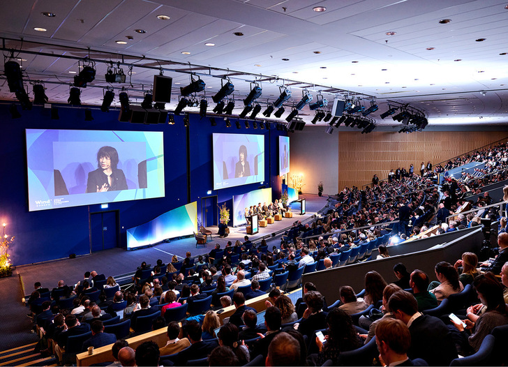Wind Europe legt zu gleichen Teilen Wert auf Konferenz und Messe.