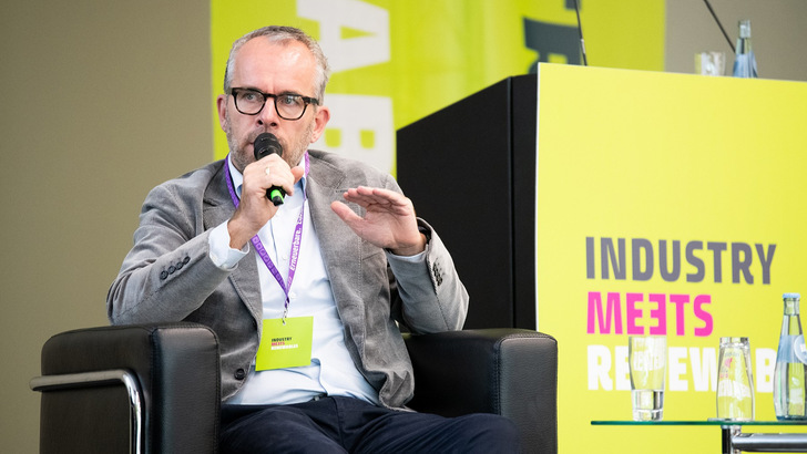 Watt 2.0-Vorstandsvorsitzender und Geschäftsführer von GP Joule Ove Petersen auf der Industry meets Renewables im letzten Jahr.