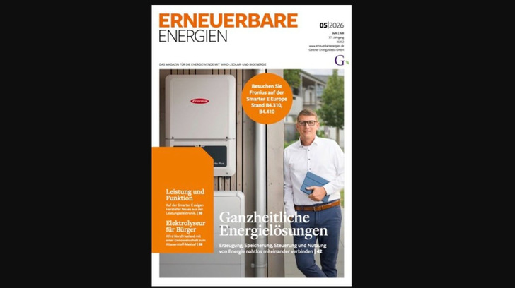 Unsere Juni-Ausgabe ERNEUERBARE ENERGIEN 05/2026 ist da