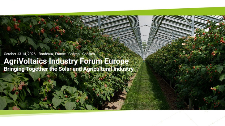 Auf der Konferenz im Château Gassies bei Bordeaux präsentieren die Referenten auch herausragende Projekte der Agri-PV.