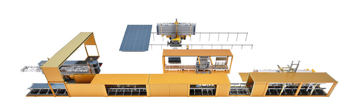 Die Skalierung der Montage ist der Weg, um Solarparks schneller und damit preiswerter bei gleichbleibender Qualität zu errichten.