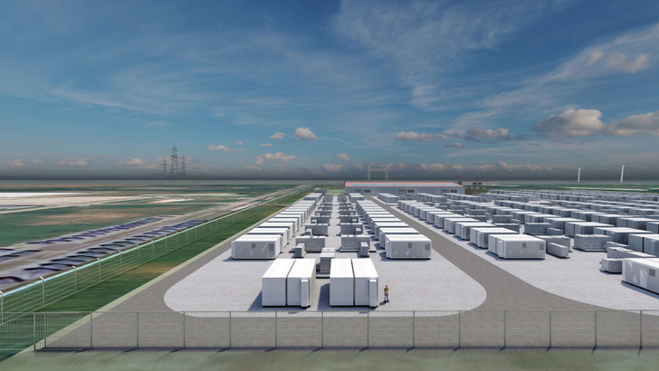 Batterien statt Kernkraft: Das Gelände an der Elbemündung wird Teil der Energiewende.