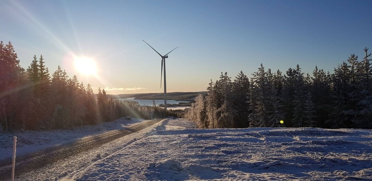 Nordex-Turbine im Windpark Nysäter in Schweden.