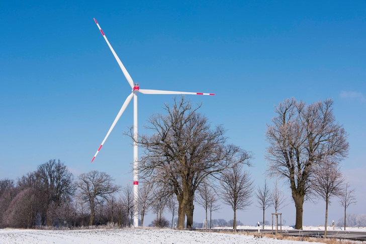 Nordex 5X PT2 in Santow, erster Tag nach Ende der Inbetriebnahme