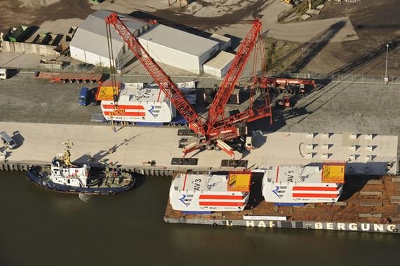 Alpha Ventus Bremerhaven | Offshore-Vorreiter Senvion und früheres Repower: Interesse aus Indien bleibt. - © Foto: Jan Oelker/REpower Systems SE