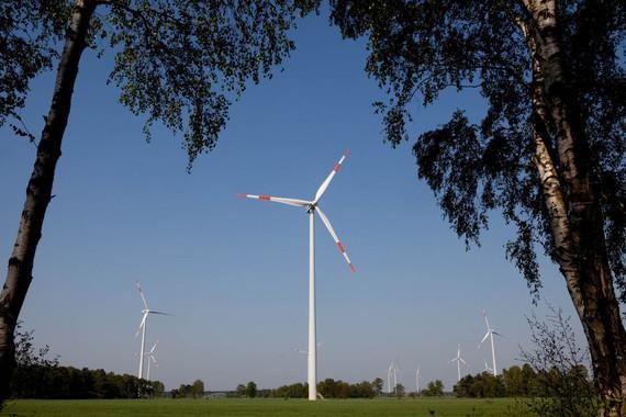 PNE-Windpark in Buchholz. Derzeit entstehen weitere PNE-Windparks in Hessen und Sachsen-Anhalt. - © Foto: PNE WIND AG