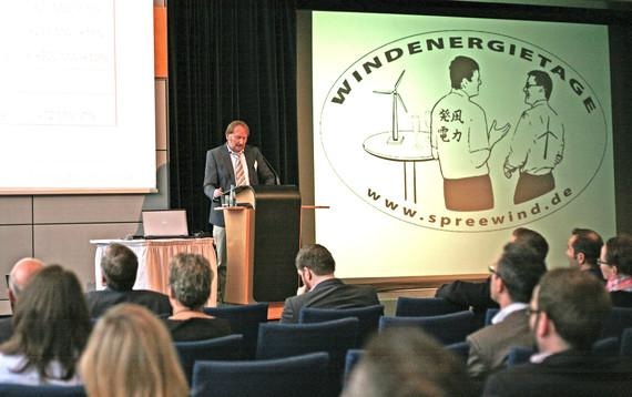 Klaus Övermöhle veröffentliche erste Prognosen bei den Windenergietagen 2014 in Potsdam.