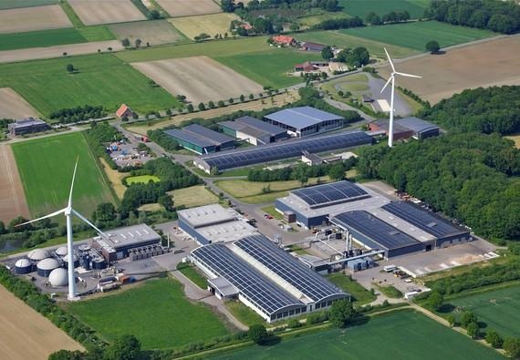 Kompostwerk Gescher | Hier wurde die Pilotanlage zur Biogasgewinnung installiert.