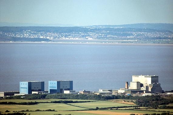 Hinkley Point, AKW in Großbritannien | Atomkraftwerk Hinkley Point bei Bristol.