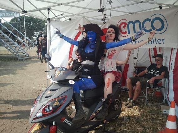 Heißer Ofen 2014 in Wacken - aber elektrisch. Kein Lärm, kein Schmutz.