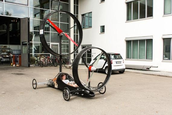 Spektakulär: Ein Ventomobil.