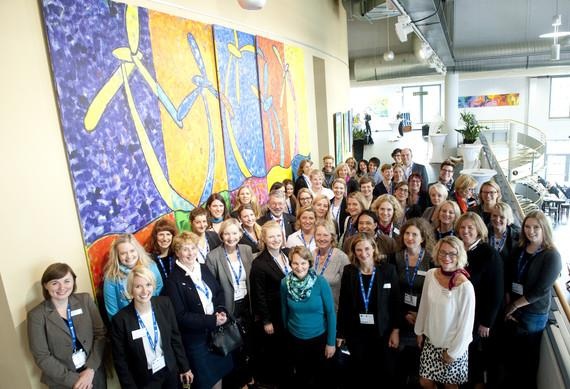 Women of Wind Energy Deutschland: Netzwerktreffen im Rahmen der Husum Wind 2015. Ja, auch Männer dürfen Mitglied werden.