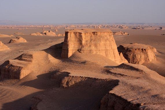 Kaluts im Iran | Viel unbekannter und ungenutzter Raum für Windkraft: Iran.