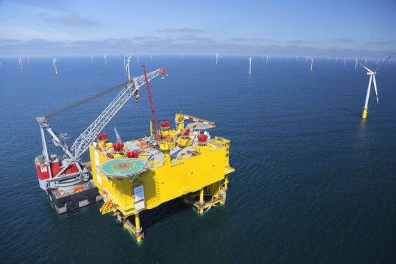 Bau SylWin 1 | Der Netzausbau offshore wird geringer - weil die Ausbauziele reduziert wurden. - © Foto: Tennet