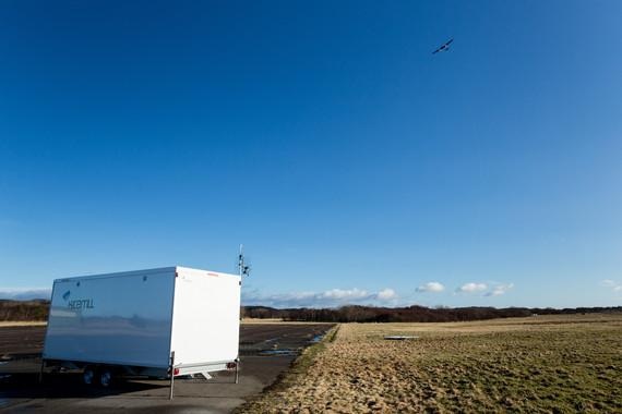 Kitemill-im-Test | Die 5-Kilowatt-Testanlage im vollautomatisierten Testbetrieb.