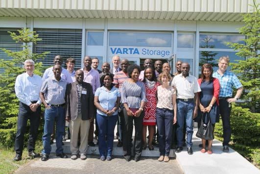 Die Delegation aus Uganda.