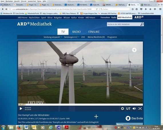 ARD-Doku Windkraft | Die Doku im Ersten: Der Kampf um die Windräder - © Screenshot/ARD