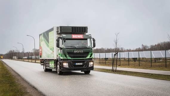 Vollelektrischer 18-Tonner.