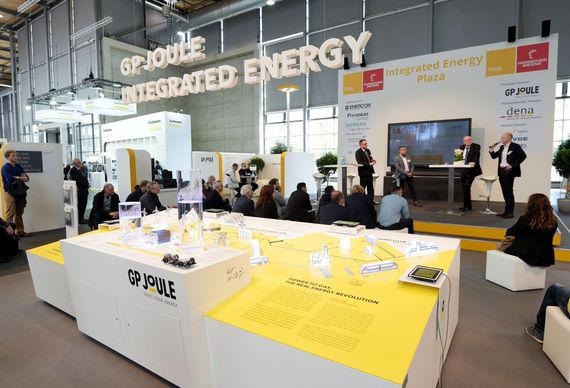 Die Integrated Energy Plaza im Rahmen der Hannover Messe 2016.
