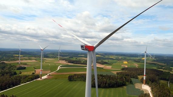 Nordex-Windpark Vogelherd in Bayern | Stadtwerke sind hier Kunden: Neuer Nordex-Windpark Vogelherd in Bayern - © Nordex SE