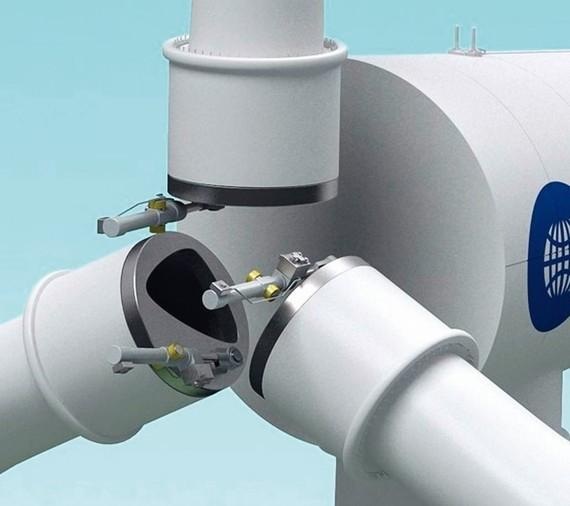 Anwendungsfall für Gleitlager: die hydraulischen Verstellaggregate der Pitch- und Azimut-Systeme.