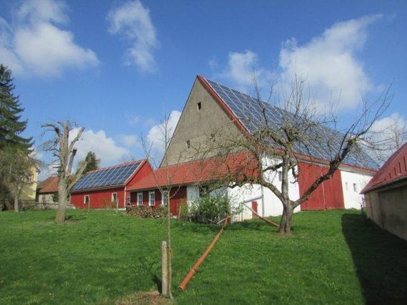 Solarstromernte in Franken.