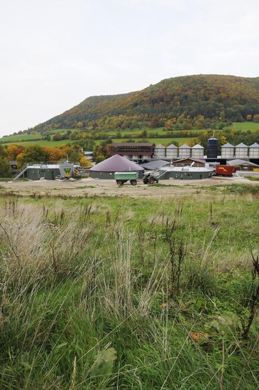 Biogas-Versuchsanlage der Uni Hohenheim | Die Versuchs-Biogasanlage der Uni Hohenheim. Mit Sicherheit auch hier, insgesamt aber bei 60 Biogasanlagen wollen Forscher der zu Stuttgart gehörenden Universität messen und dann überprüfen, wie gut sie ihr Potenzial ausnutzen.