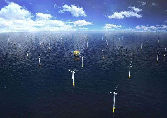 Visualisierung der Windparks Hohe See und Abatros | Visualisierung der Windparks Hohe See und Abatros