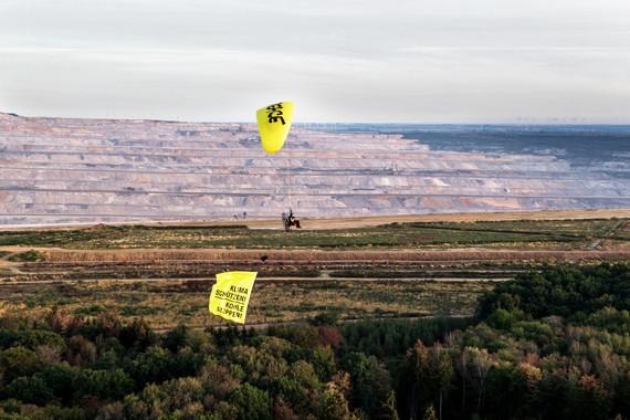 GP0STSG3W_PressMedia | Protestaktion von Greenpeace im Tagebau Hambach, September 2018 - © Greenpeace