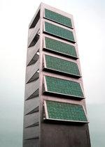 BIPV am Seatac International Airport Clock Tower in Seattle | Auch im letzten Jahr hat die Branche das Potenzial der gebäudeintegrierten Photovoltaik nur wenig ausgeschöpft. Projekte wie das am Sea Tac International Airport Clock Tower in Seattle, Washington sind noch zu selten.