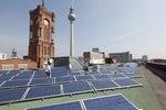 Rotes Rathaus Solaranlage | Berlin's Energy Agency set up this solar array on the roof of City Hall.&nbsp; - © BEA&nbsp;