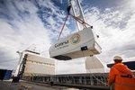 Gamesas Offshore-Turbine | Gamesa’s G128-5.0 offshore turbine being shipped from Bilbao. - © Gamesa