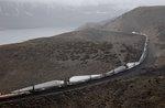 Rotorblatt Zug | In den USA werden mehr Komponenten als in Deutschland über die Schiene transportiert, weil dort weniger Brücken und Strommasten die Bahnstrecke einengen.