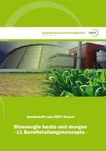 Leitfaden Bioenergie des DBFZ | Das DBFZ bietet eine kostenlose Broschüre zum Download an, in der elf Modellkonzepte vorgestellt werden, wie Bioenergie eingesetzt werden kann. - © Cover: DBFZ