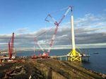 Samsung SHI 7MW | Rekordbrecher: Die neue Offshore-Turbine von Samsung, S7.0-171, wird mit sieben Megawatt Leistung und 171 Meter Rotordruchmesser die weltgrößte Turbine auf See sein. - © Foto: Scottish Enterprise