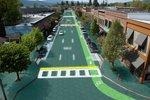 Solar Roadway mit leuchtenden Zebrastreifen. - © Bild: Indiegogo