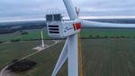 N131/3300 Prototyp | Errichtung des Prototyps der Nordex-Anlage N131-3,3 MW am 28. Dezenber 2015 am Standort Krampfer in Brandenburg. - © Foto: Nordex SE