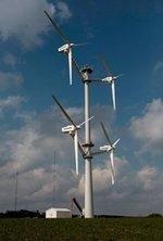 Vestas Anlage mit vier Köpfen.