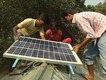 Solaranlagen für die heimische Stromversorgung - in Bangladesh nichts Besonderes.