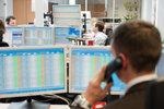 EEX Leipzig | Viel Windstrom auf dem Schirm: Ein Trader im Handelsraum der EEX Leipzig.